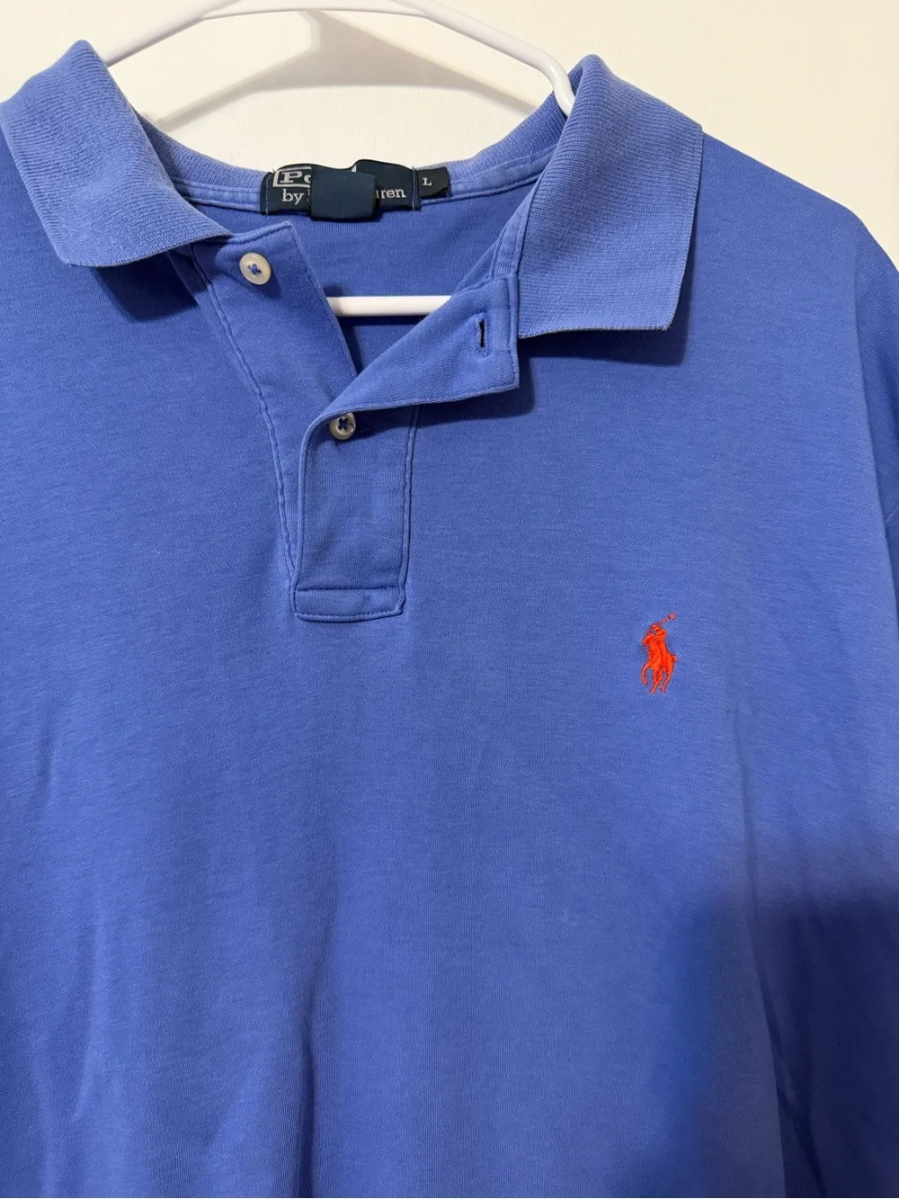 Ralph Lauren Men’s Royal Blue Polo with Red Pony